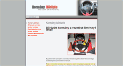 Desktop Screenshot of kormany-borozes.hu